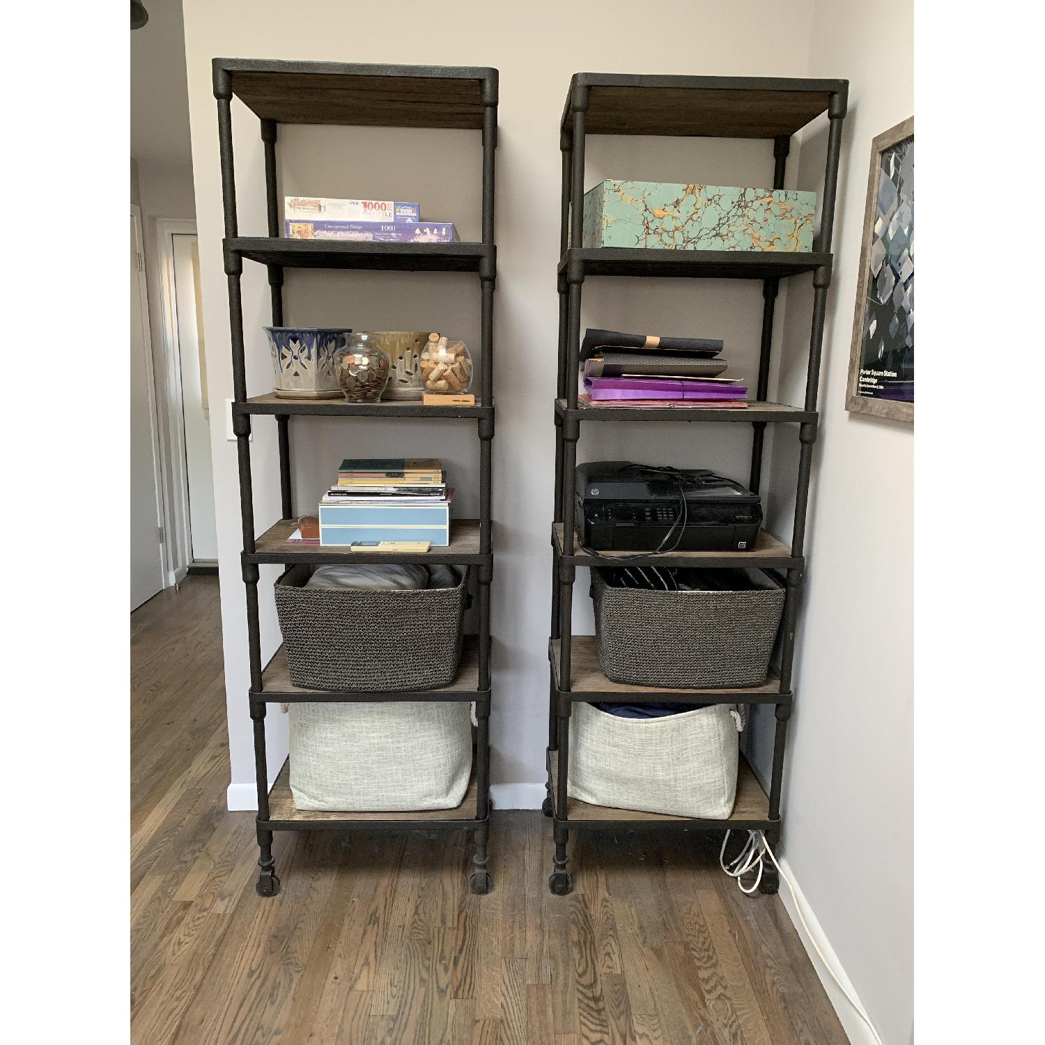 Restoration Hardware Dutch Industrial Bookcases - image-2