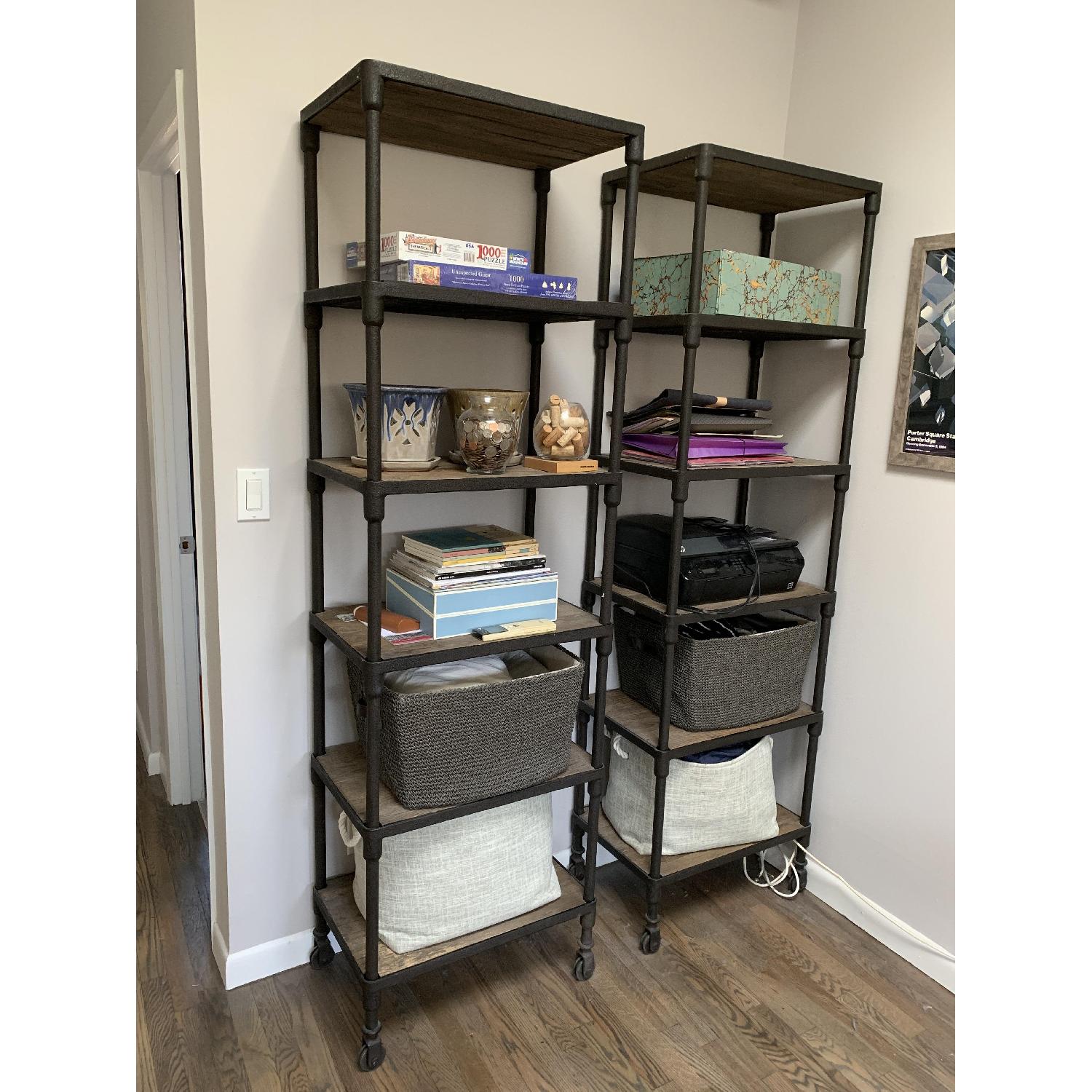 Restoration Hardware Dutch Industrial Bookcases - image-4