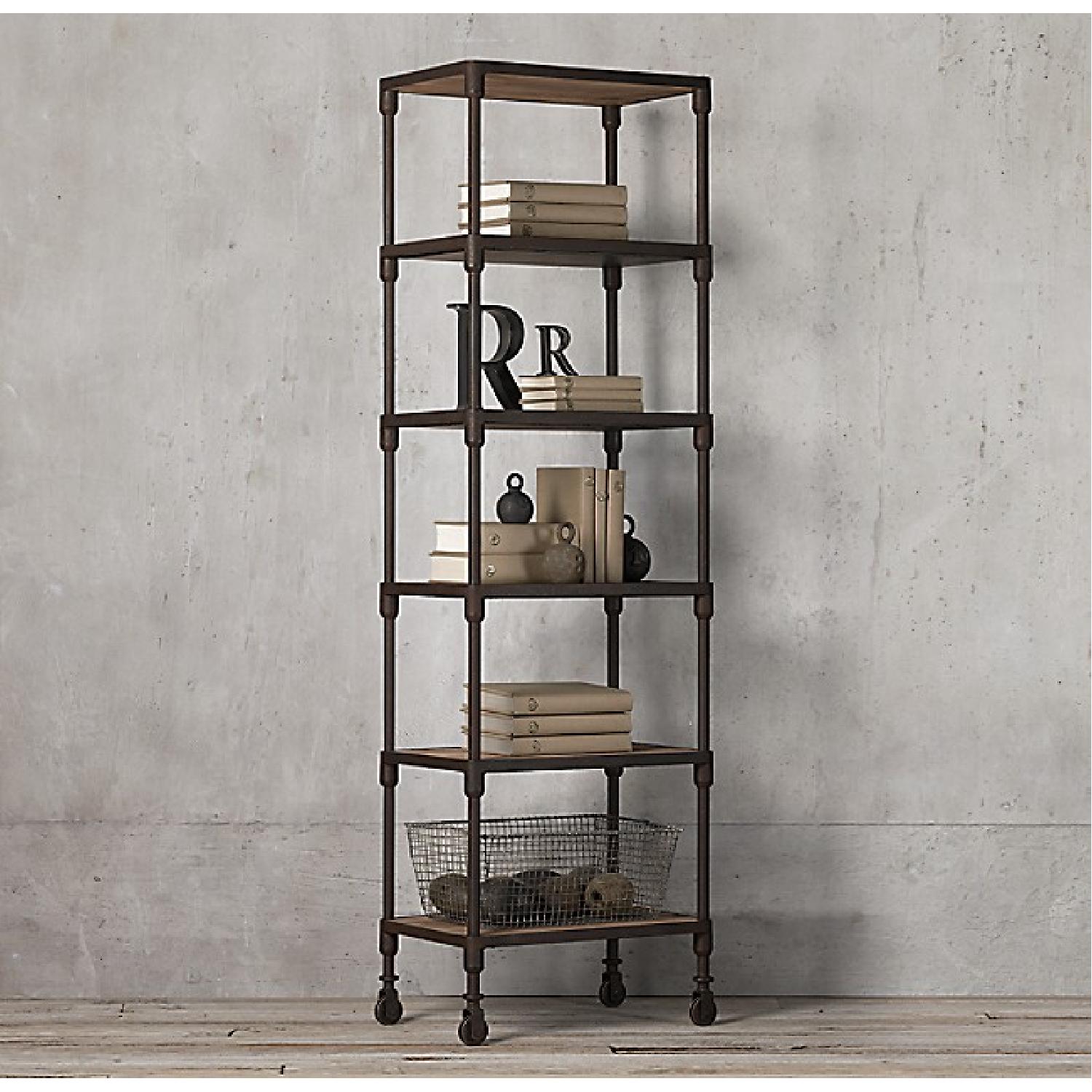 Restoration Hardware Dutch Industrial Bookcases - image-5
