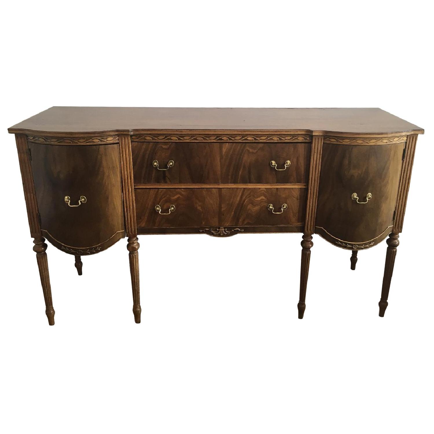 Walnut Sideboard/Liquor AptDeco