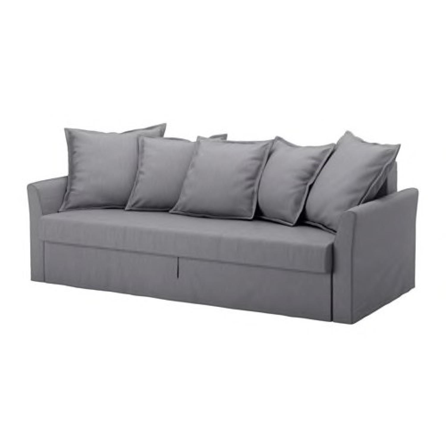 Ikea Holmsund Sleeper Sofa W Storage Aptdeco