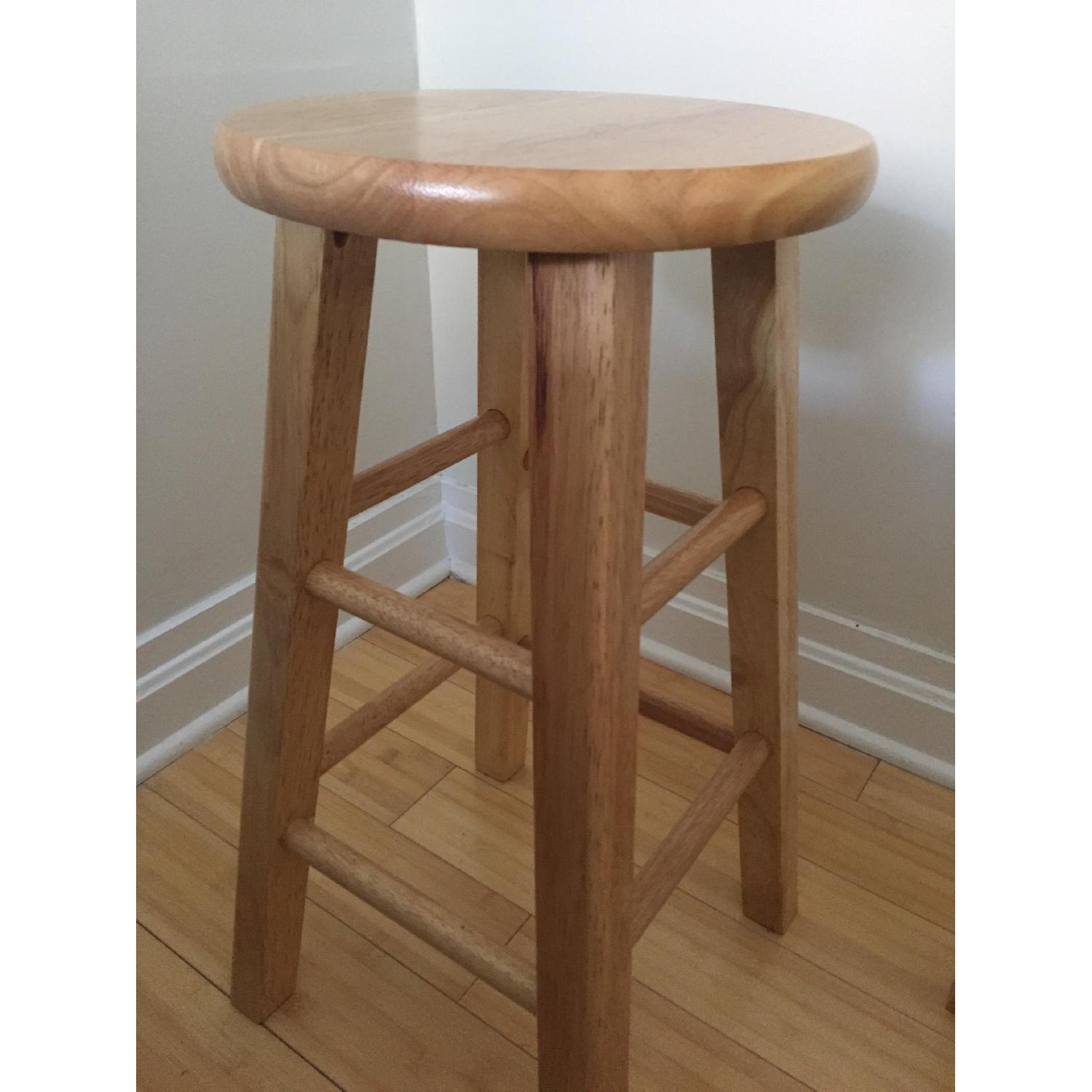 Ikea Backless Wood Bar Stools AptDeco