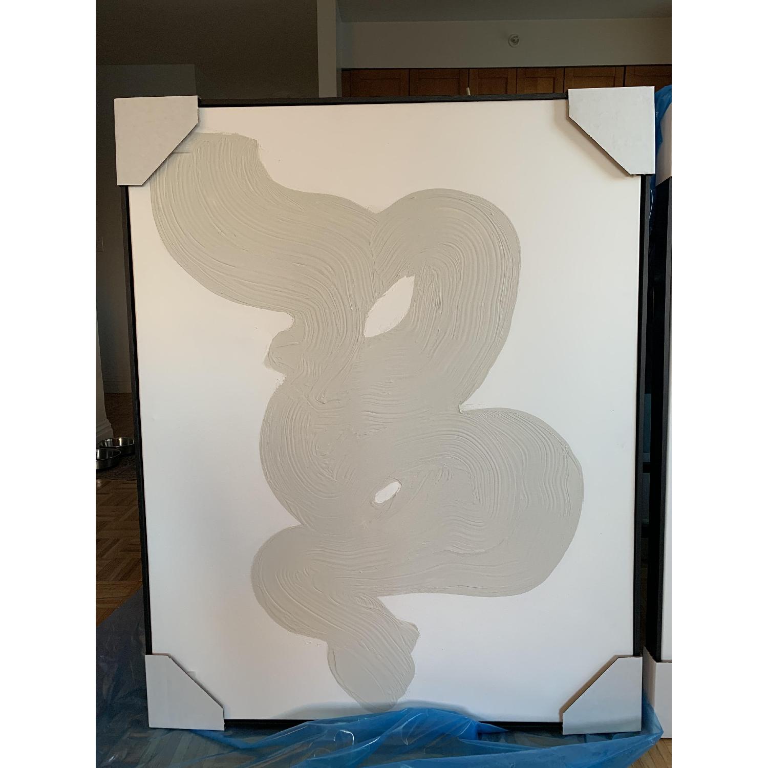 Williams Sonoma Neutral Swirl 2-Piece Art - image-1