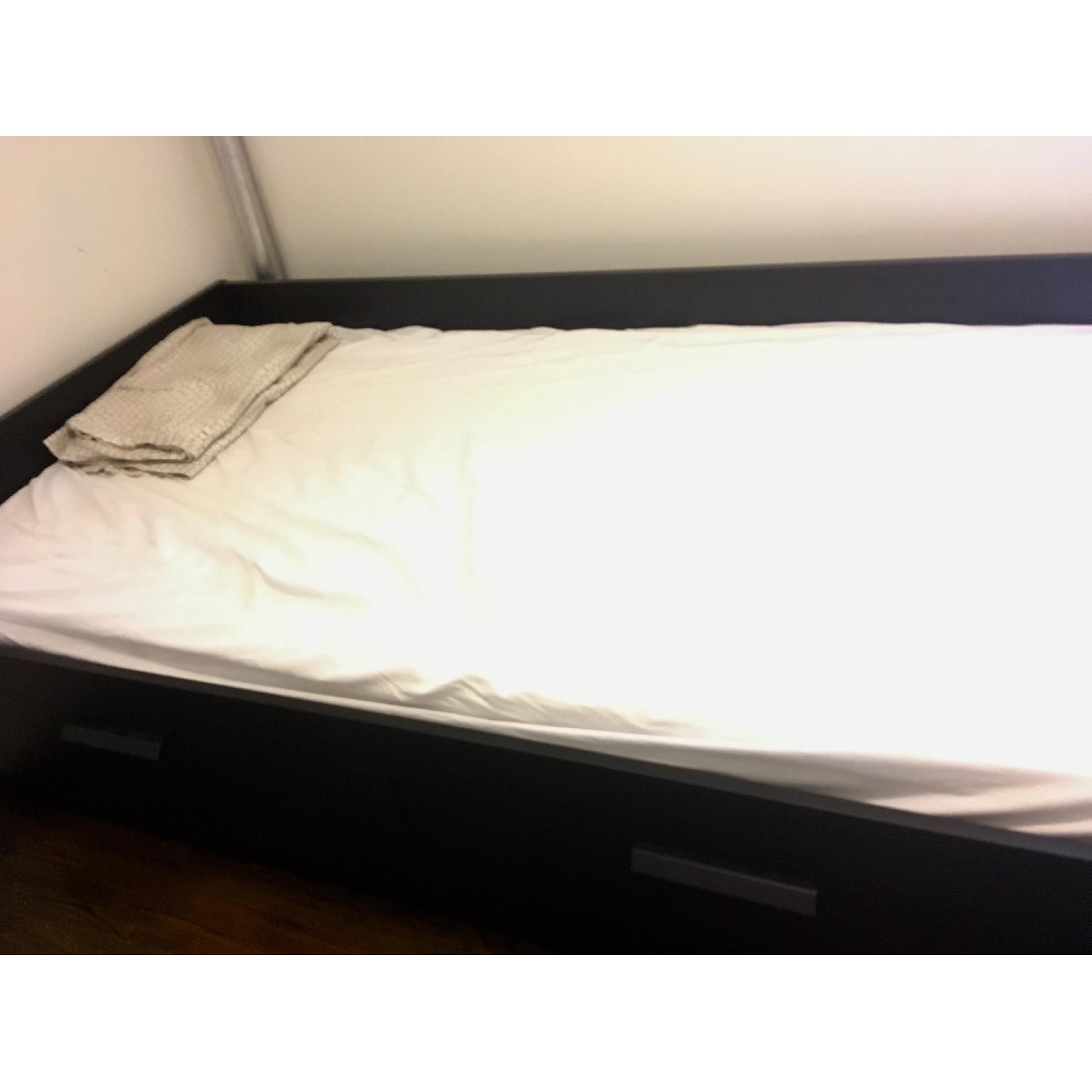 Ikea Brimnes Daybed w/ Trundle & Storage AptDeco