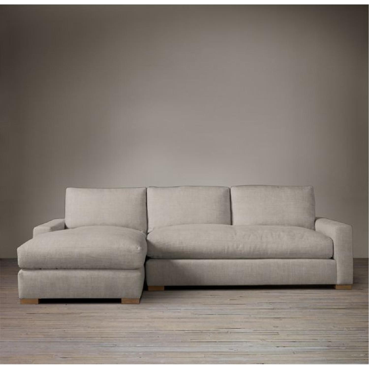 Restoration Hardware Maxwell Sofa Left-Arm Chaise Sectional - image-3