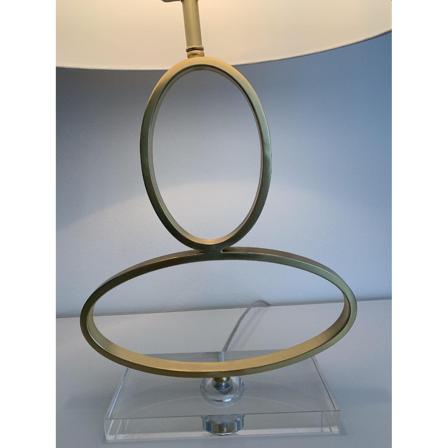 Gold Modern Oval Lamps - image-5