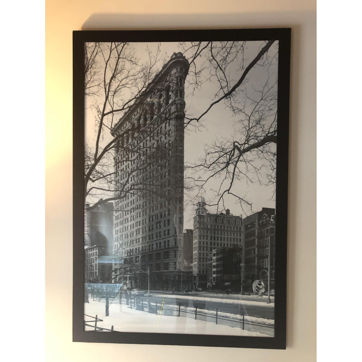 Modern Framed Print of Flatiron Building NYC - image-1