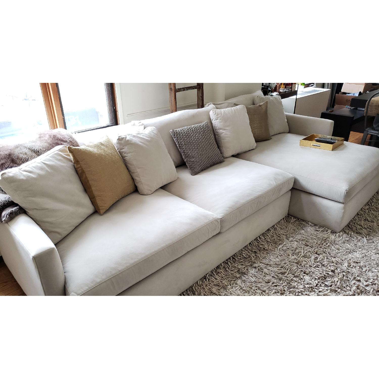 Crate & Barrel Lounge II 2 Piece Sectional Sofa - image-3