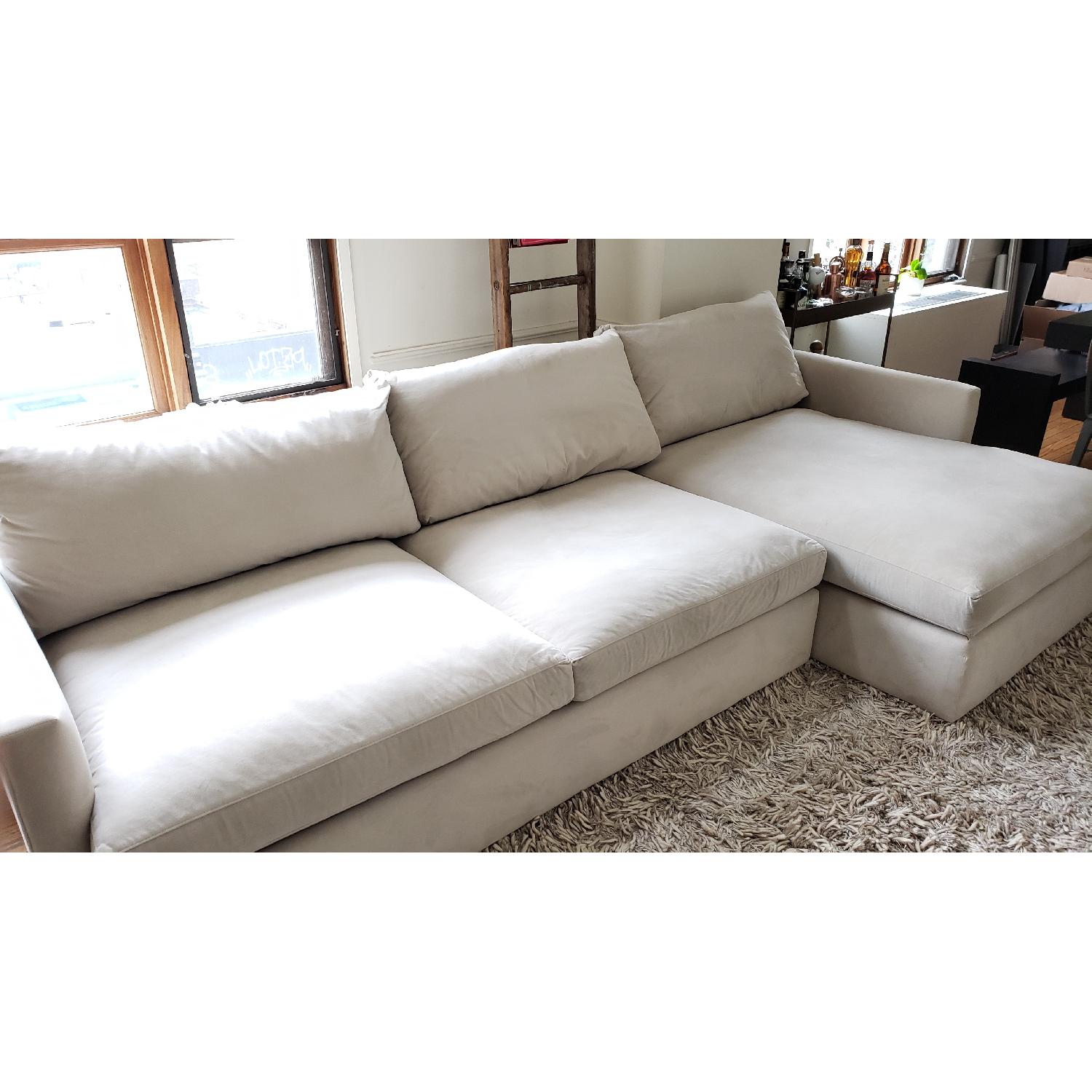 Crate & Barrel Lounge II 2 Piece Sectional Sofa - image-4