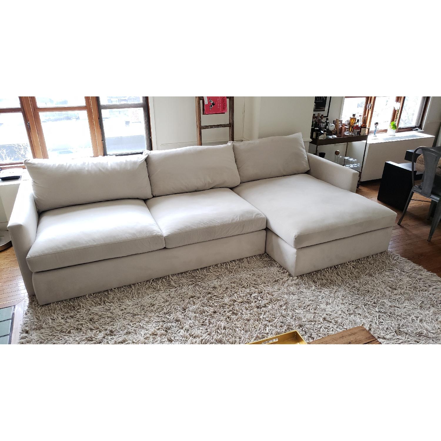 Crate & Barrel Lounge II 2 Piece Sectional Sofa - image-5