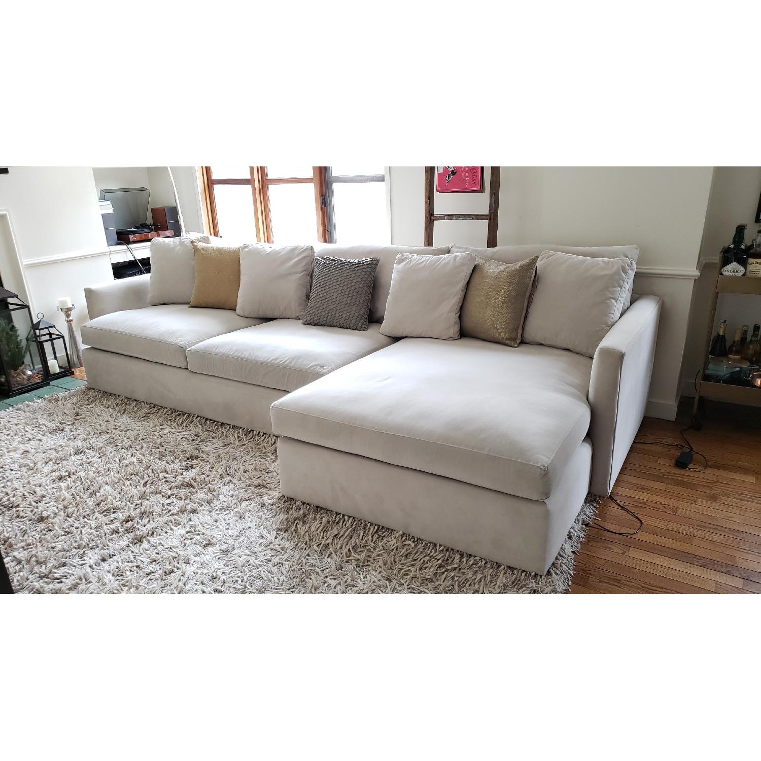 Crate & Barrel Lounge II 2 Piece Sectional Sofa - image-6
