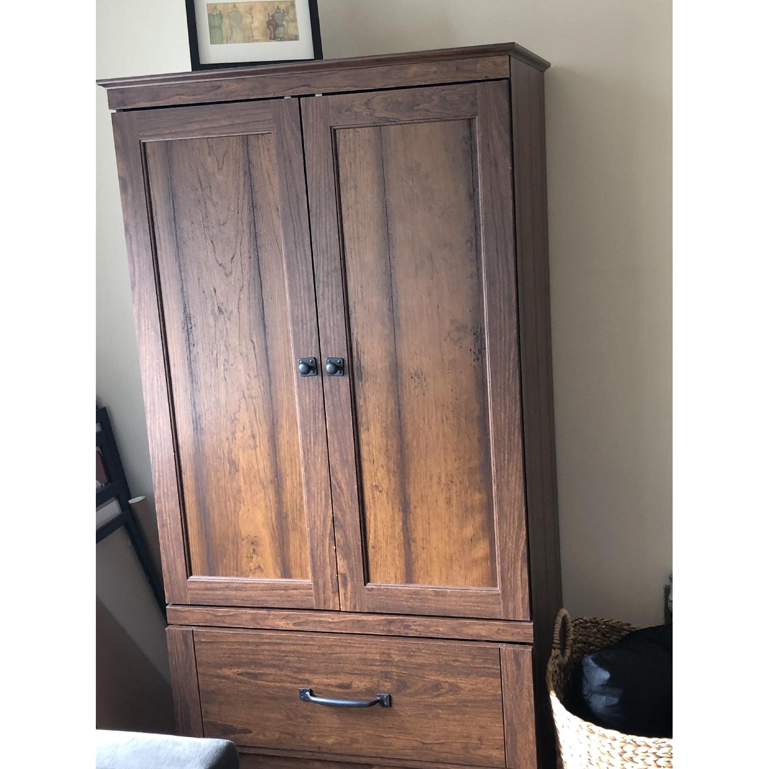 Child Craft Redmond Armoire In Coach Cherry - image-2