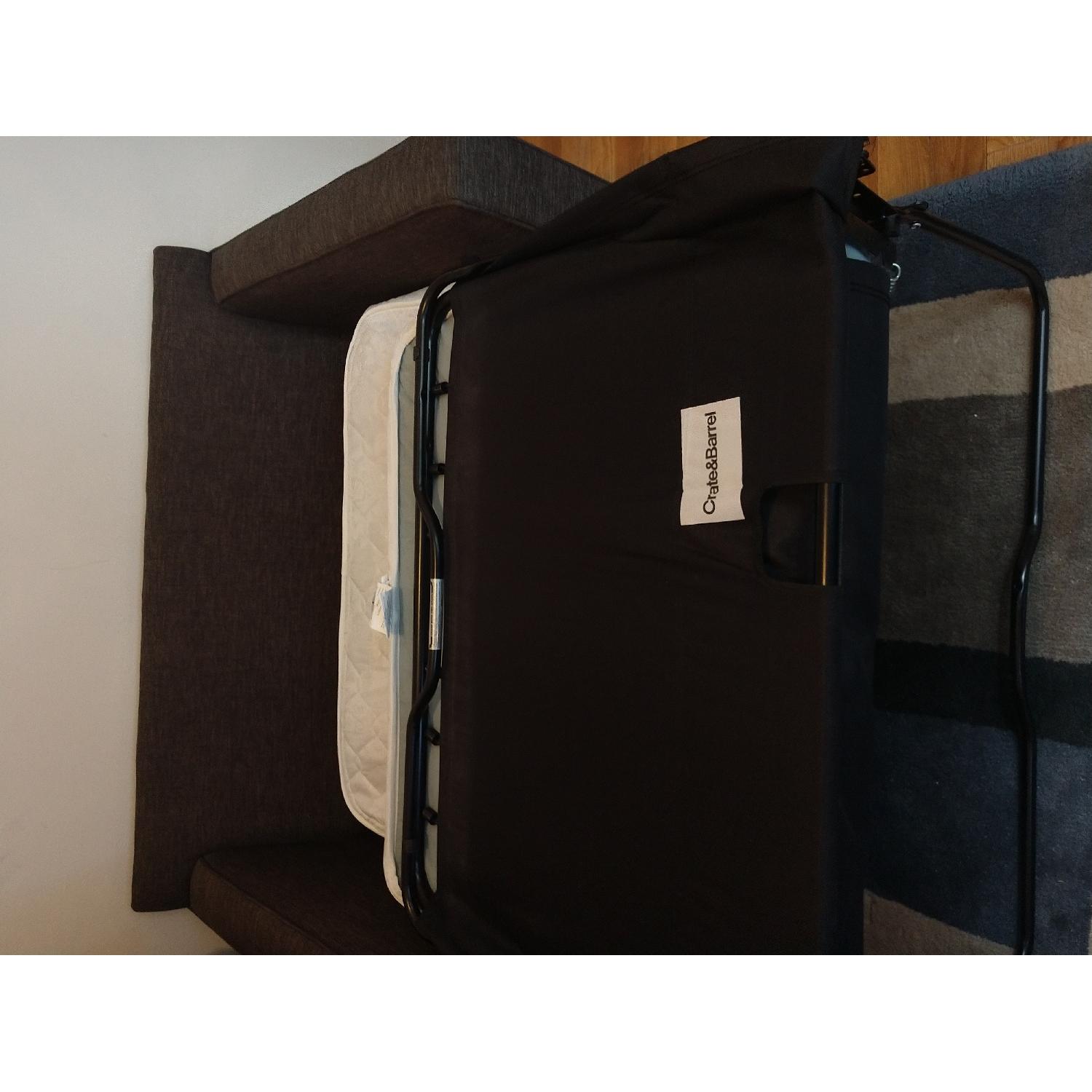 Crate & Barrel Davis Twin Sleeper Loveseat - image-4