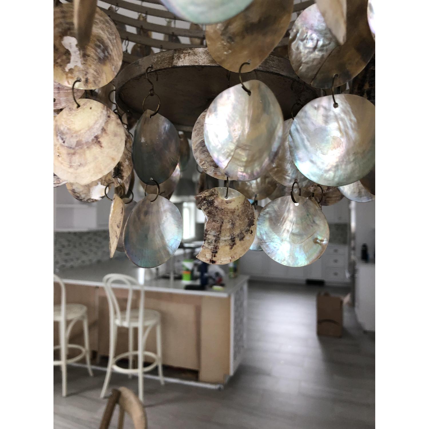 Regina Andrew Capri Abalone Shell Chandelier - image-2