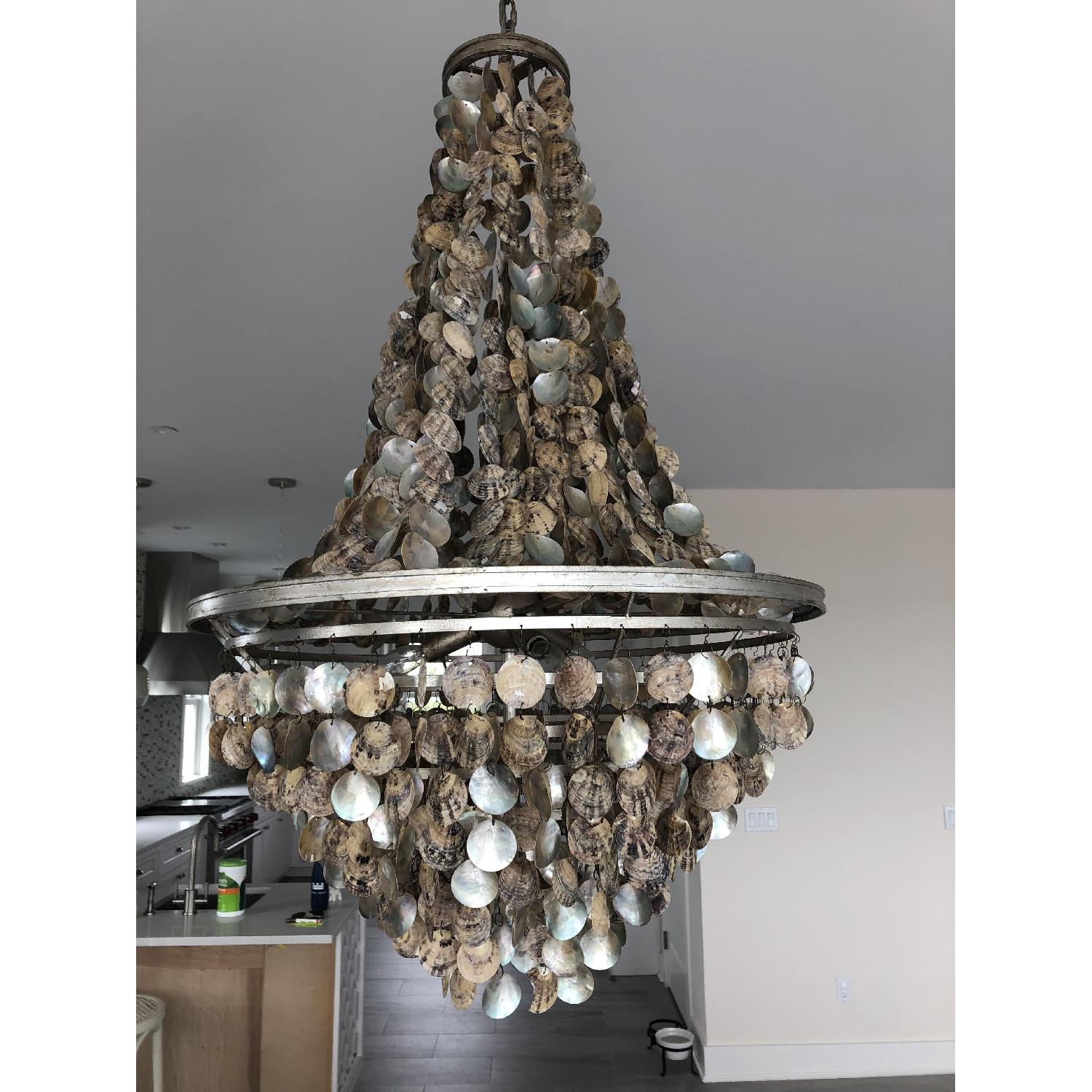 Regina Andrew Capri Abalone Shell Chandelier - image-5