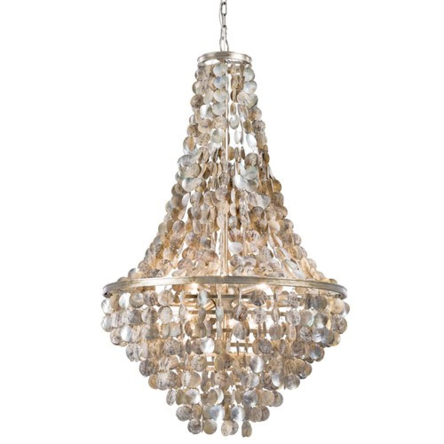 Regina Andrew Capri Abalone Shell Chandelier - image-0