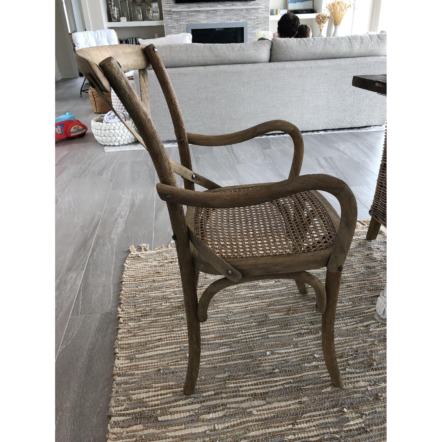 Restoration Hardware Reclaimed Wood Dining Table w/ 8 Chairs - image-7