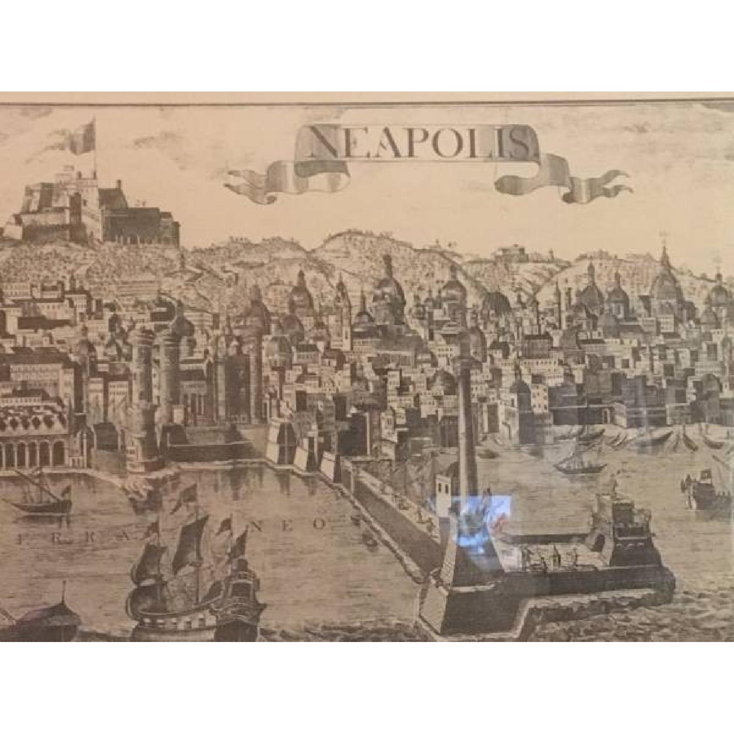 Framed Naples Print - AptDeco