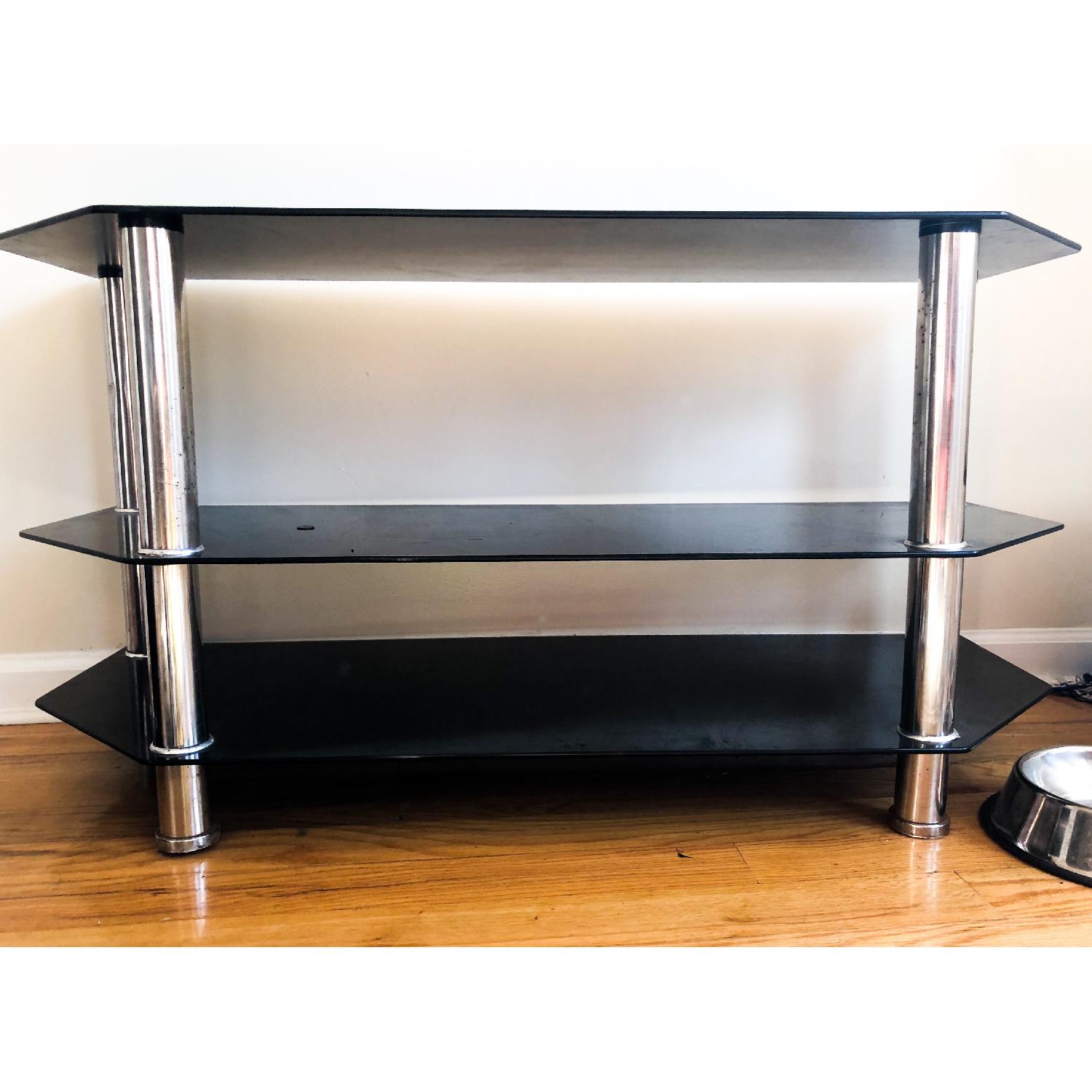 Flash Furniture North Beach Black Glass TV Stand - image-3