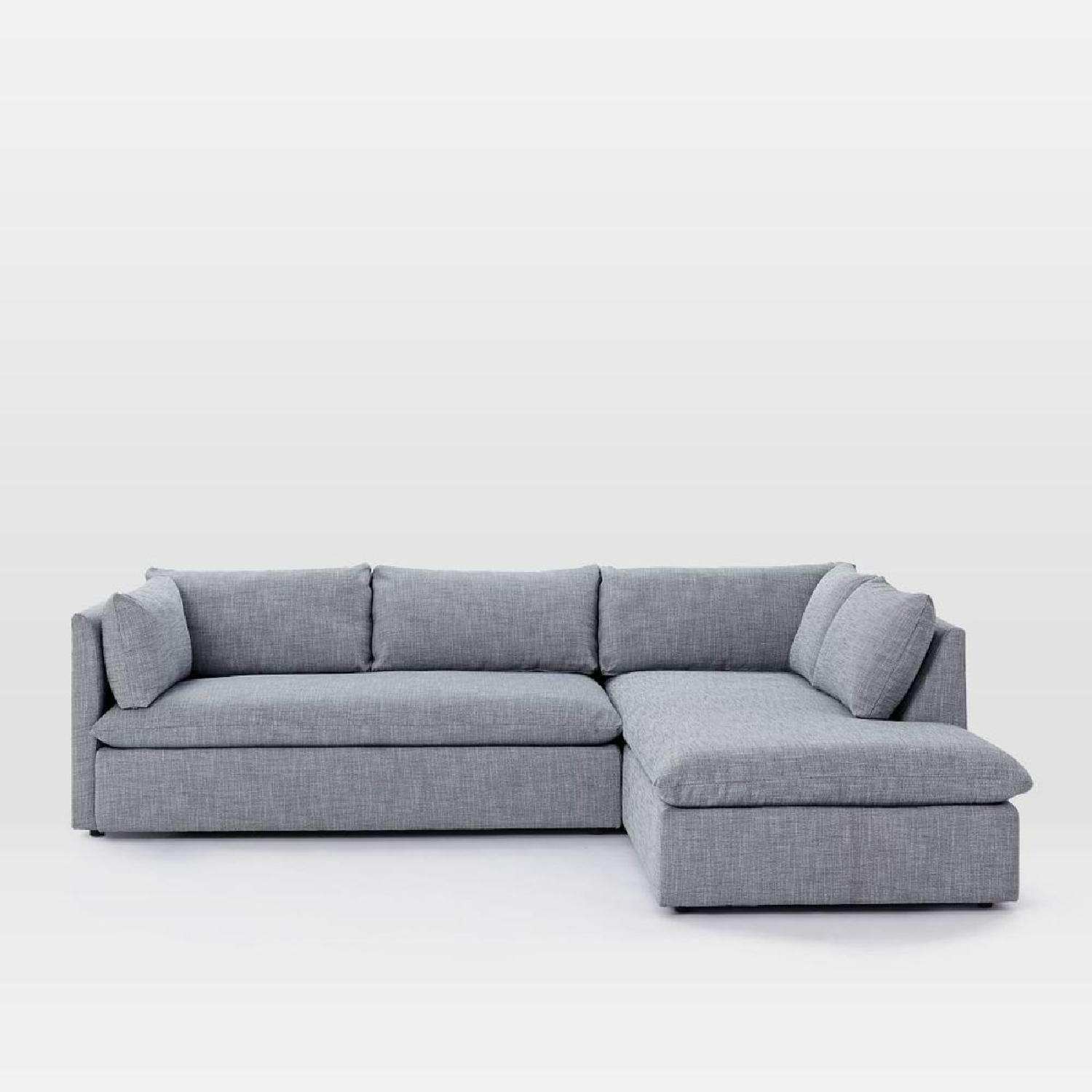 West Elm Shelter 2-Piece Terminal Chaise Sectional Sofa - image-6
