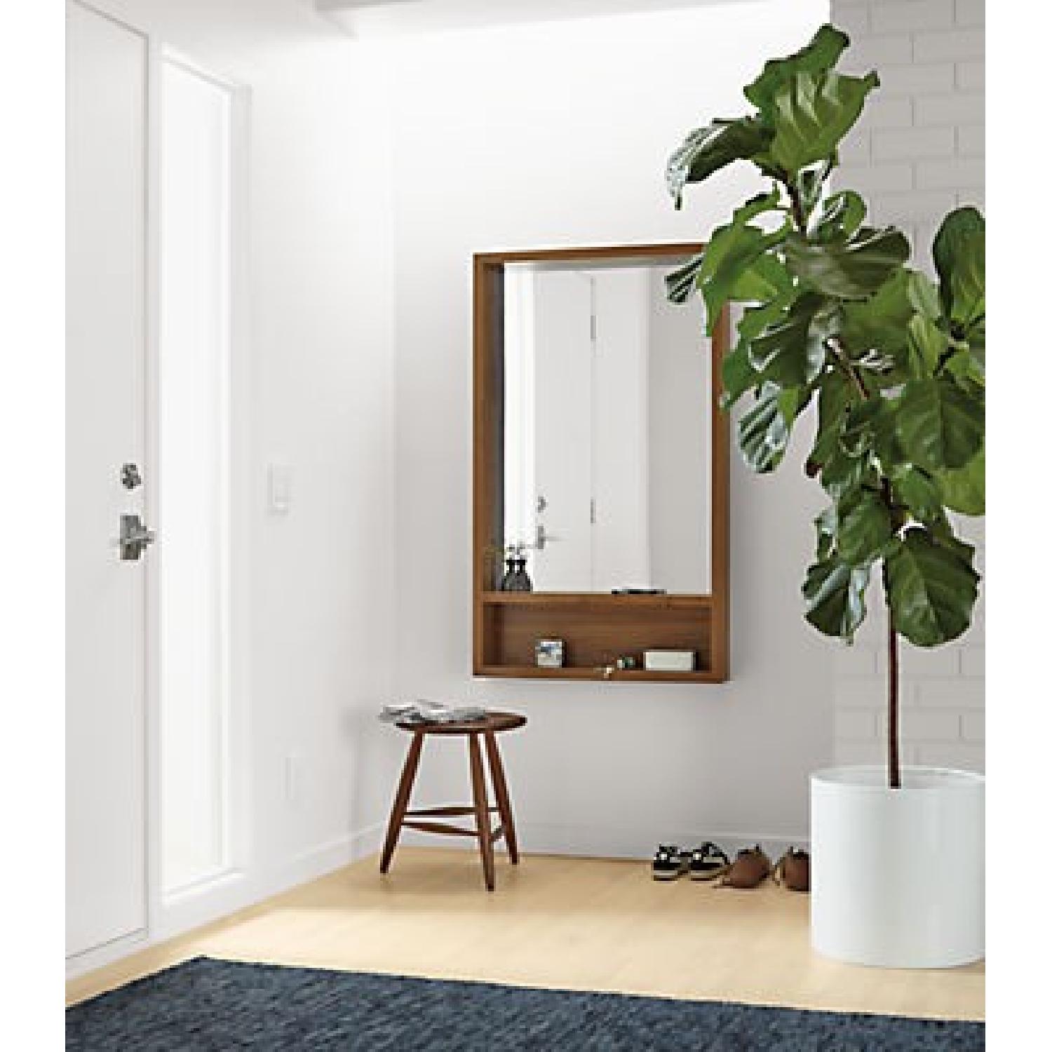 Room & Board Loft Mirror w/ Shelf - image-1