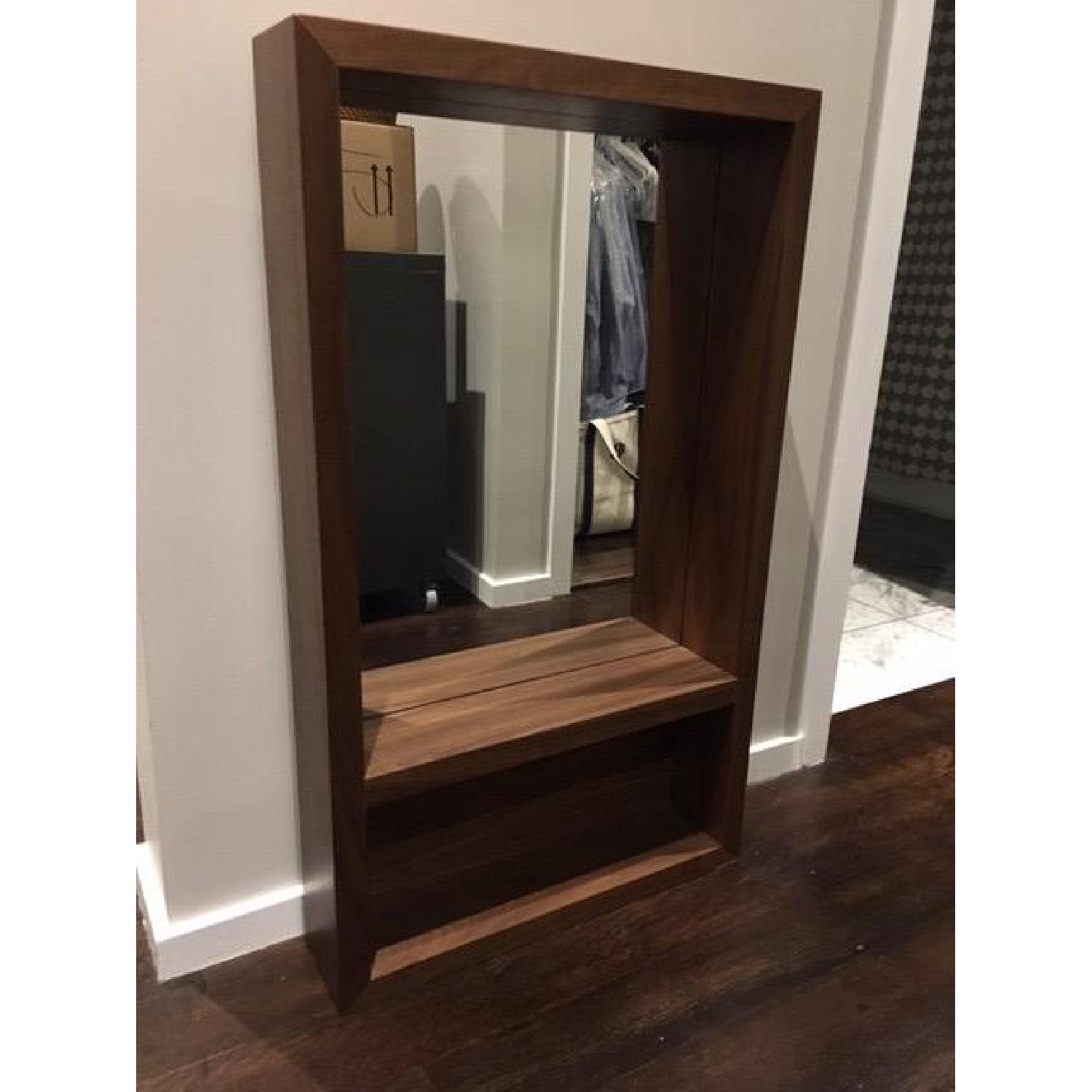 Room & Board Loft Mirror w/ Shelf - image-2