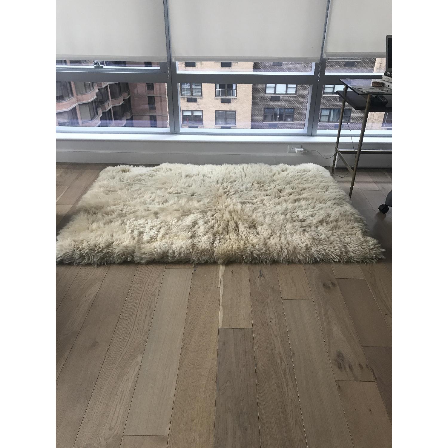 Bowron Champagne Sheepskin Rug - image-1