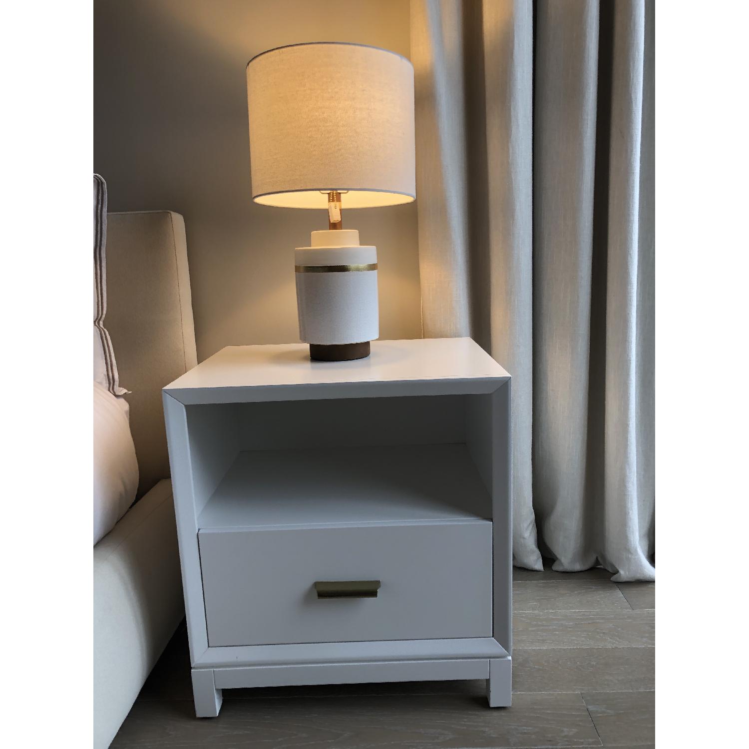 West Elm Ceramic Table Lamps - image-1