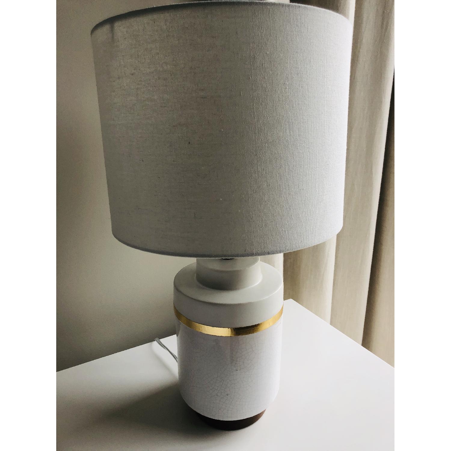 West Elm Ceramic Table Lamps - image-4