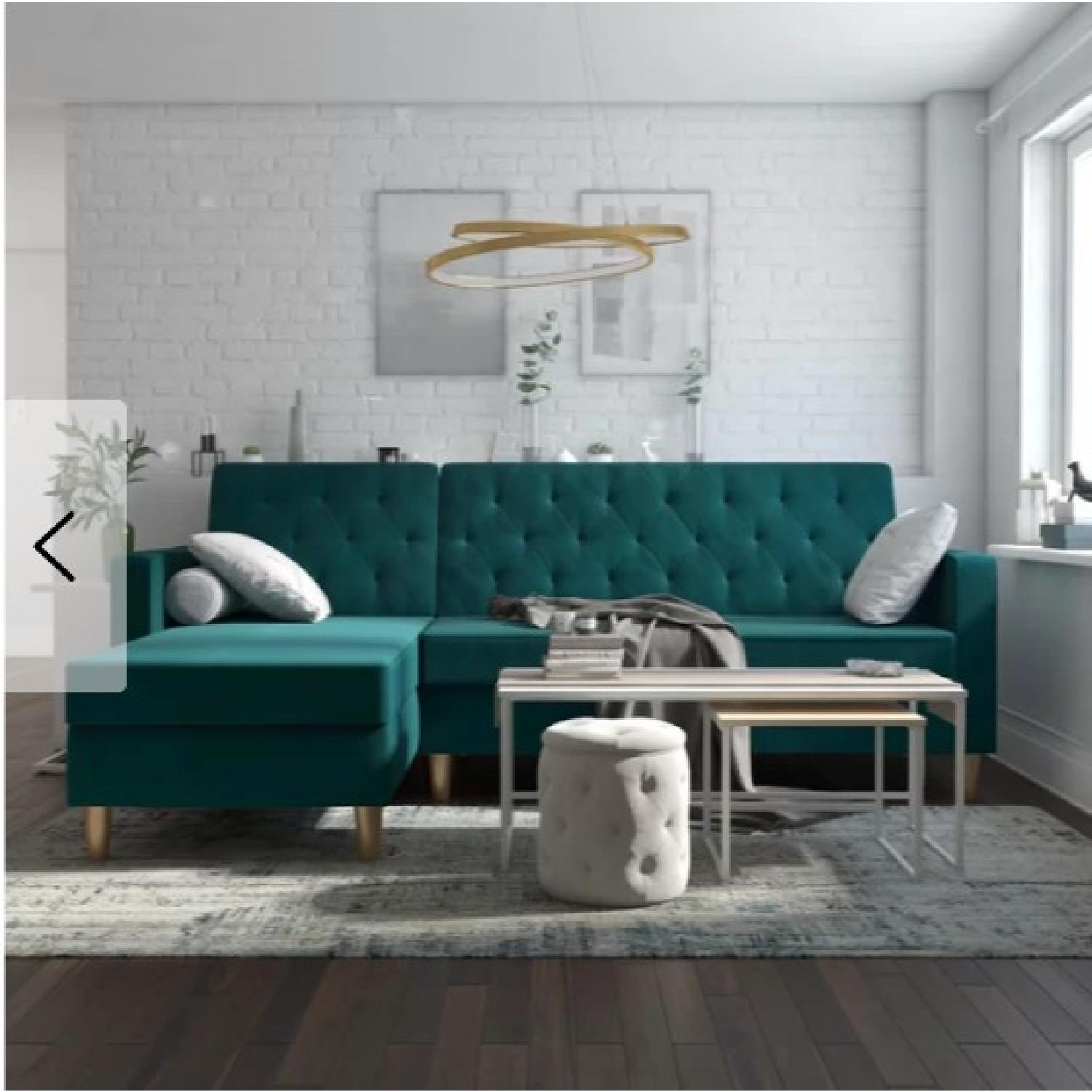 Cosmopolitan CosmoLiving Reversible Sleeper Sectional Sofa - image-1