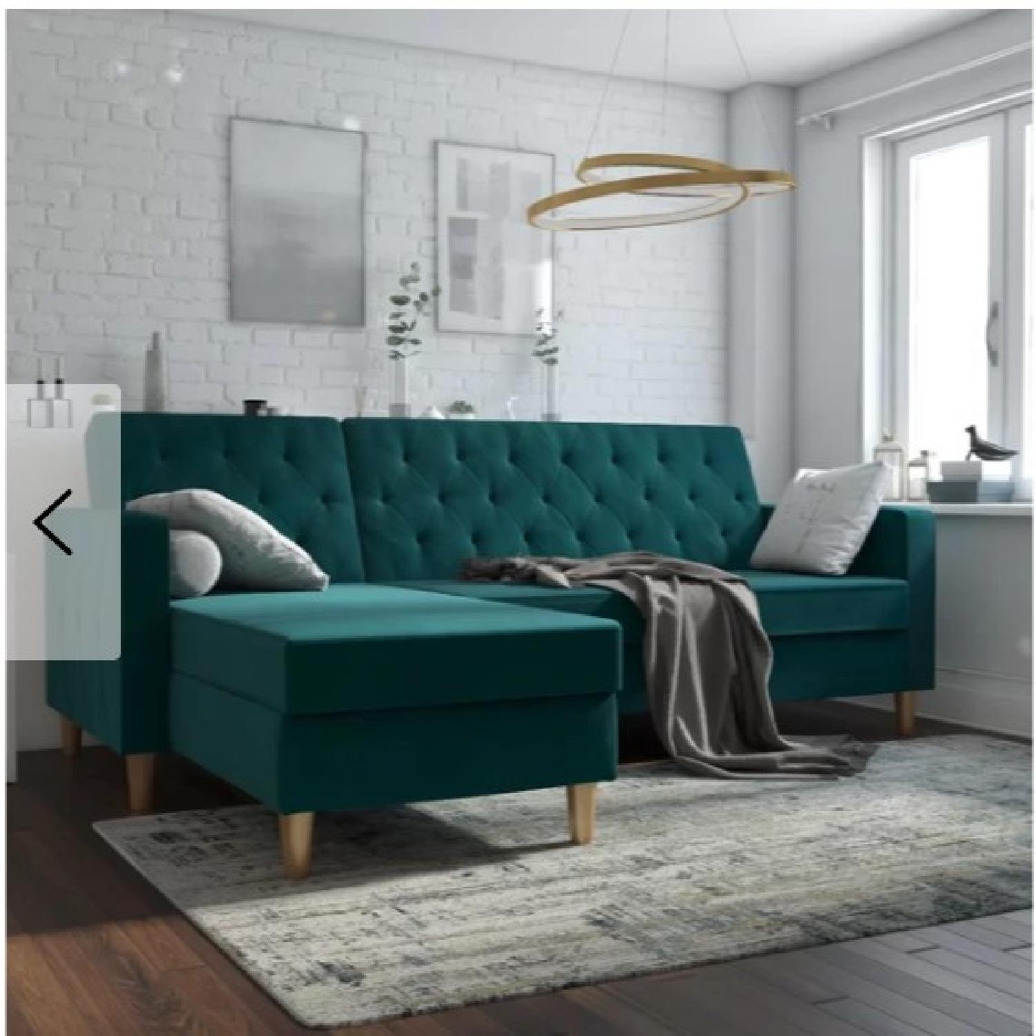 Cosmopolitan CosmoLiving Reversible Sleeper Sectional Sofa - image-2