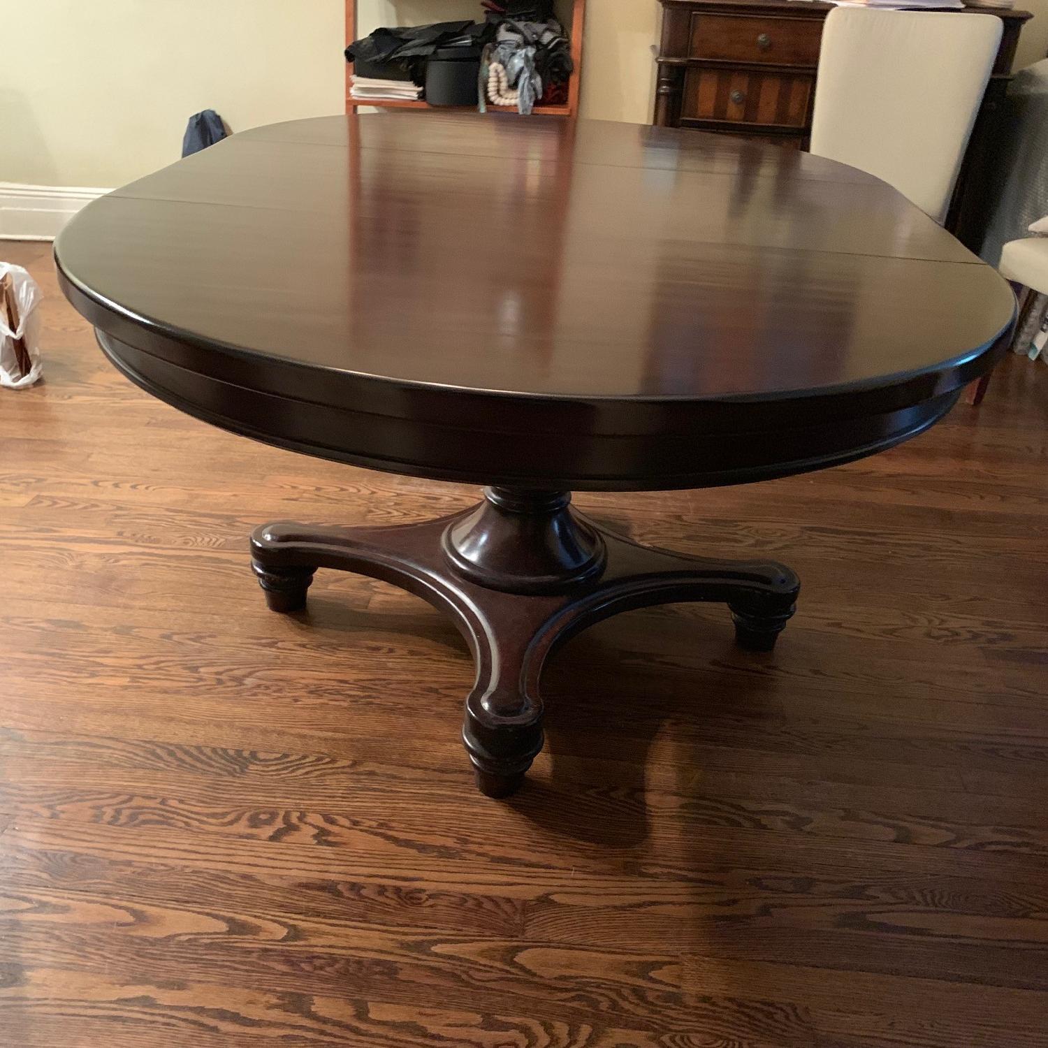 Pottery Barn Round Extension Table - image-3