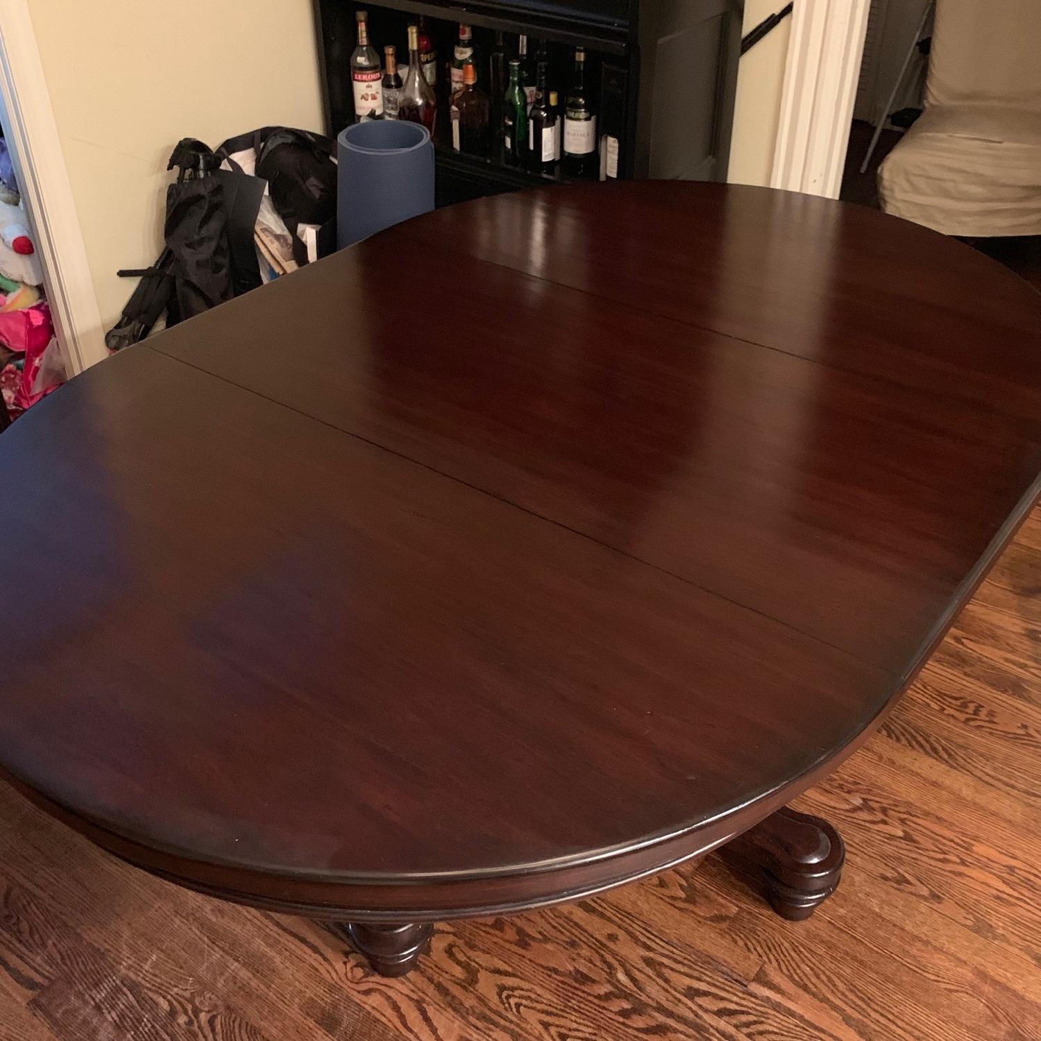 Pottery Barn Round Extension Table - image-4