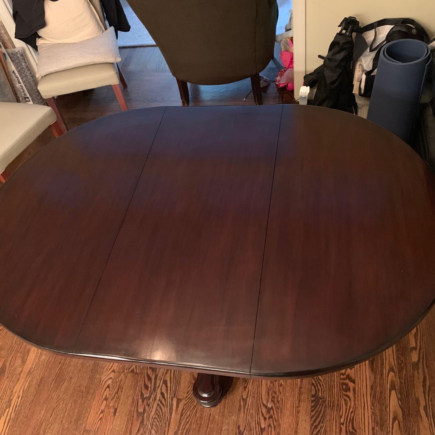 Pottery Barn Round Extension Table - image-6