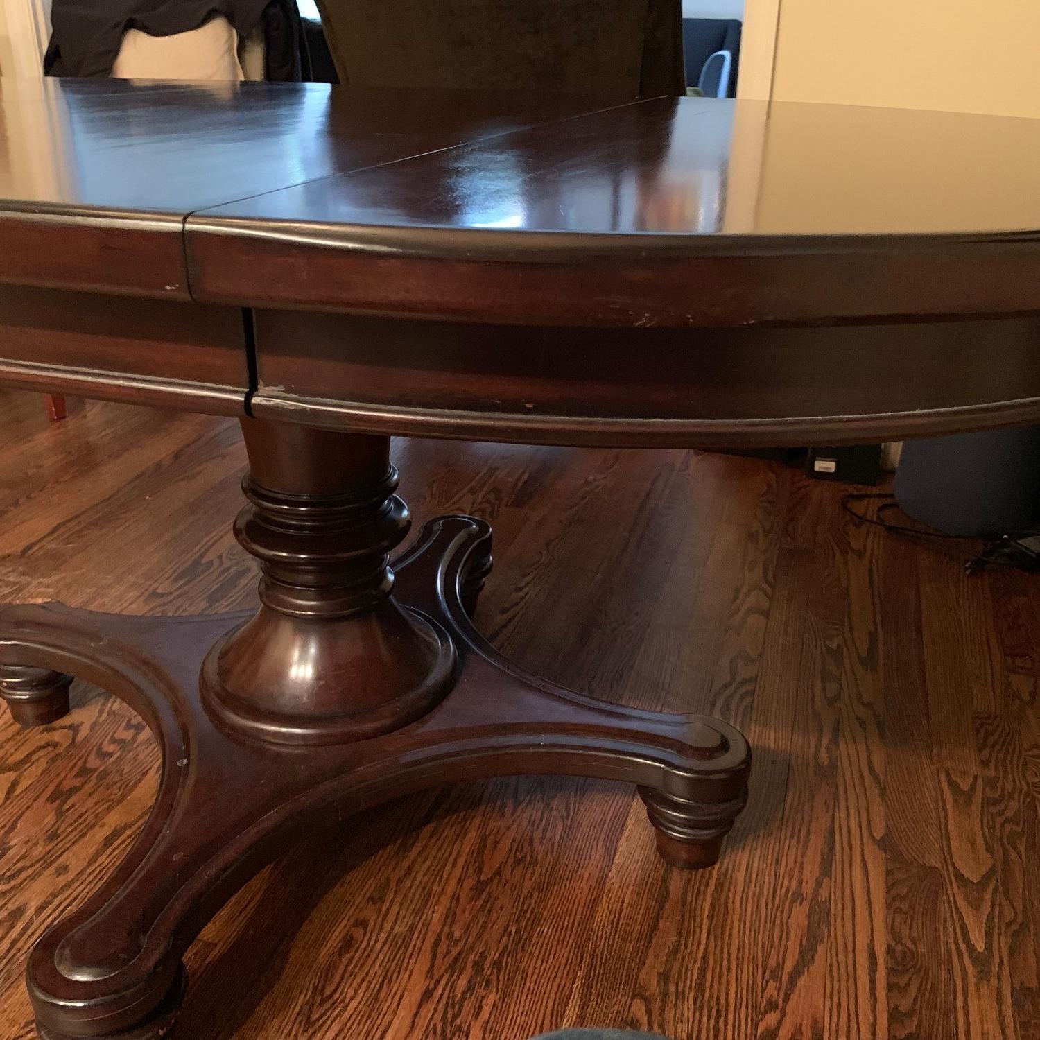 Pottery Barn Round Extension Table - image-8