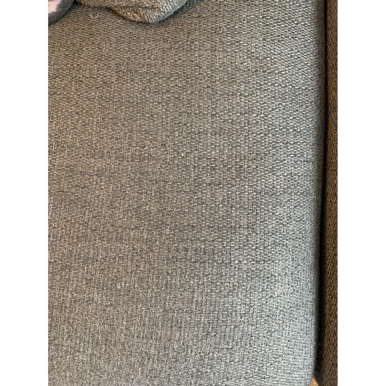 Crate & Barrel Lounge II Sofa in Taft Steel - image-6