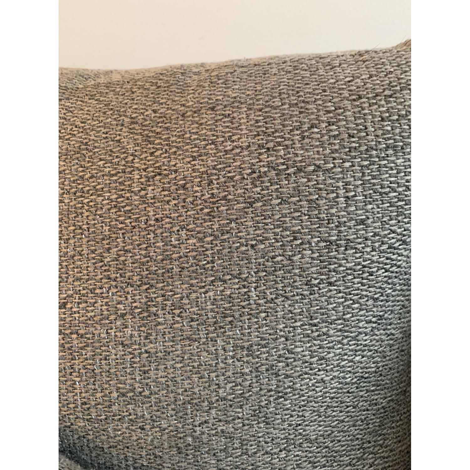 Crate & Barrel Lounge II Sofa in Taft Steel - image-8