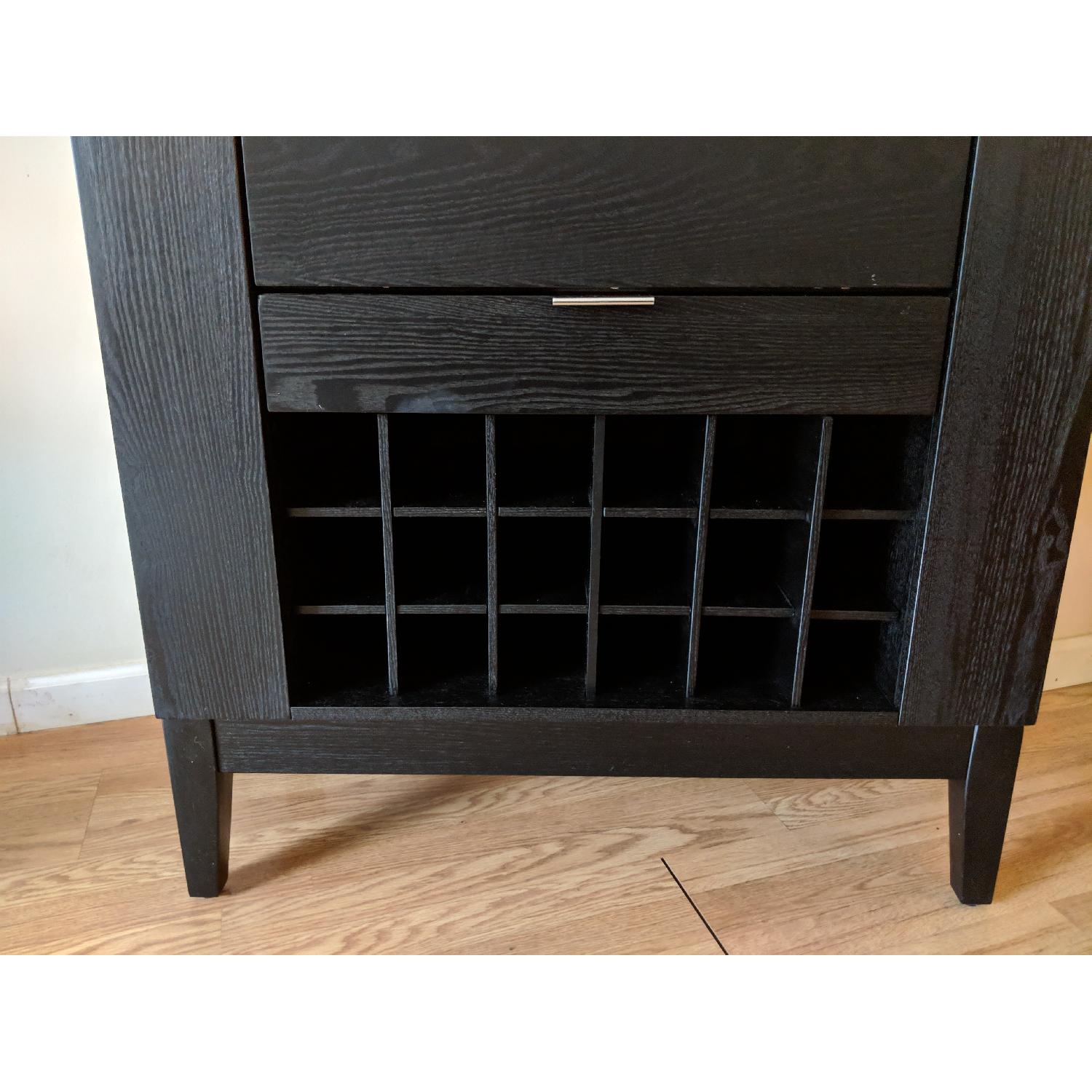 Crate & Barrel Parker Bar in Ebony AptDeco