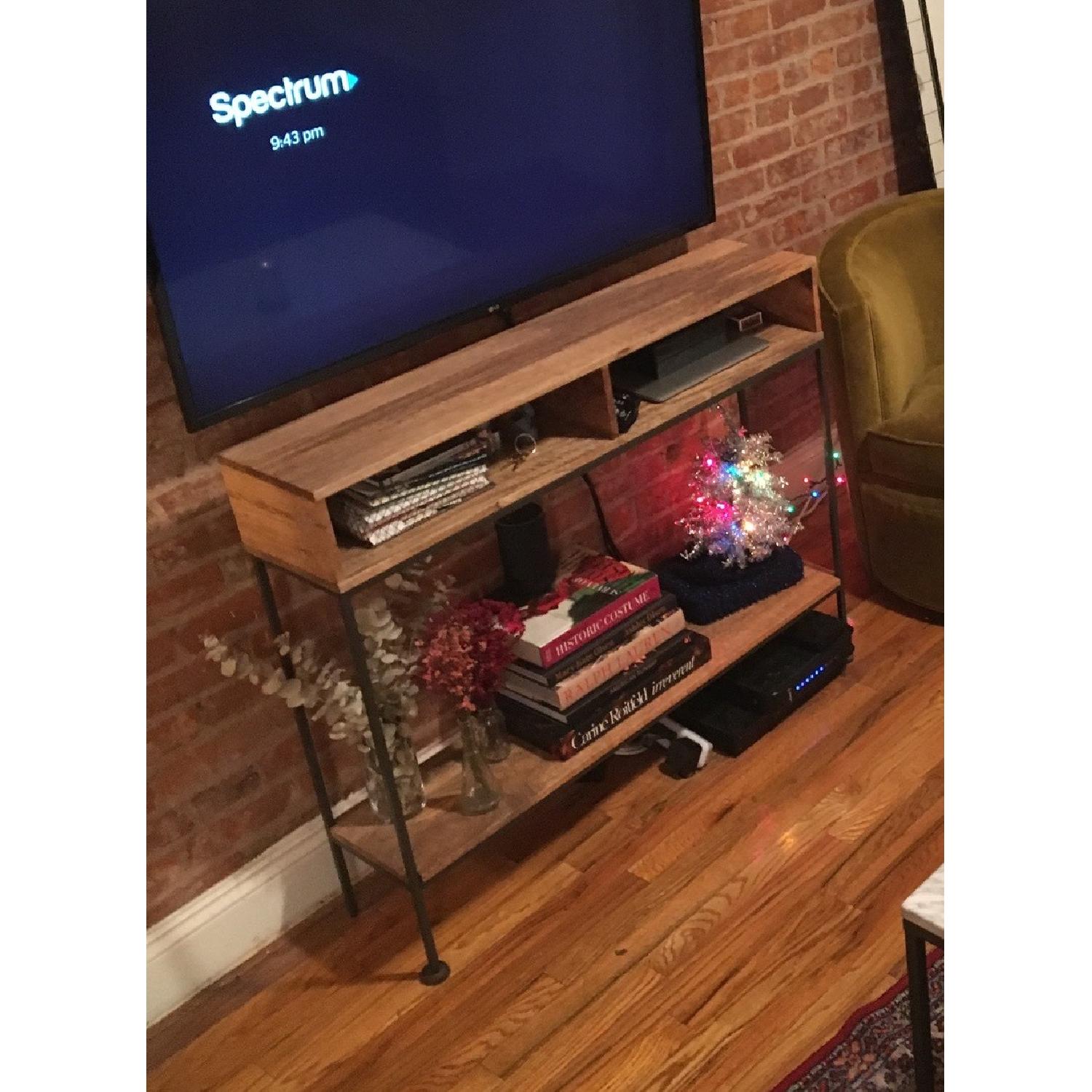 West Elm Industrial Storage Skinny Console AptDeco