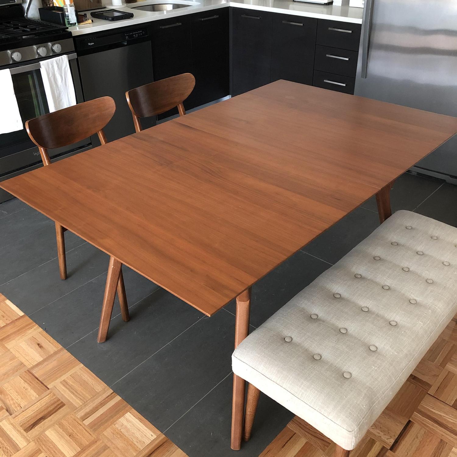 West Elm Classic Cafe Walnut Dining Chairs - image-3