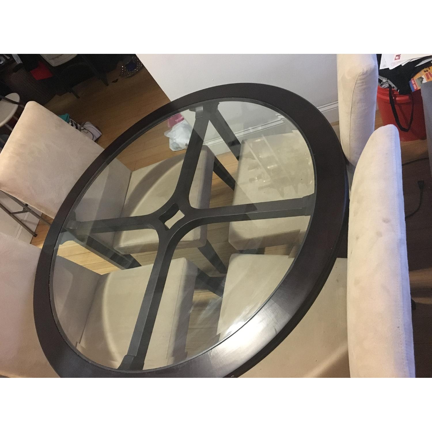 Contemporary Style Dining Table w/ 4 Chairs - image-2