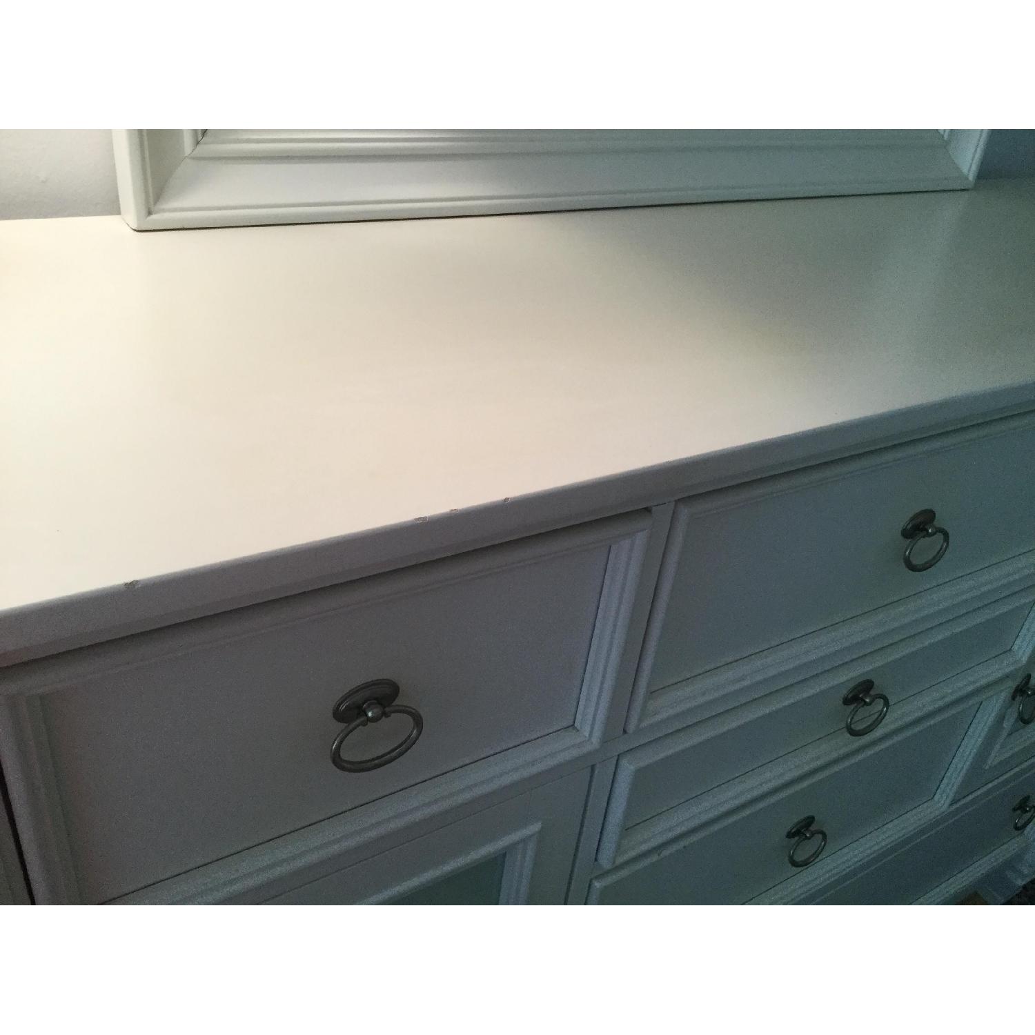 Ashley's Prentice White Dresser w/ Mirror - image-3