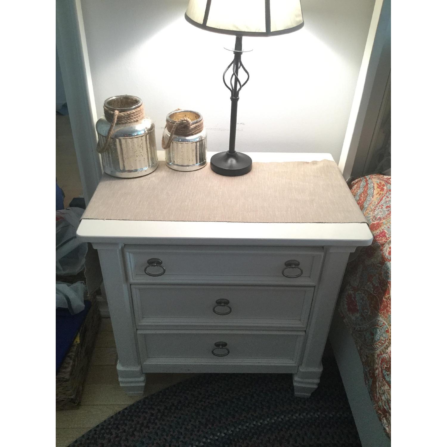 Ashley's Prentice White Nightstand - image-4