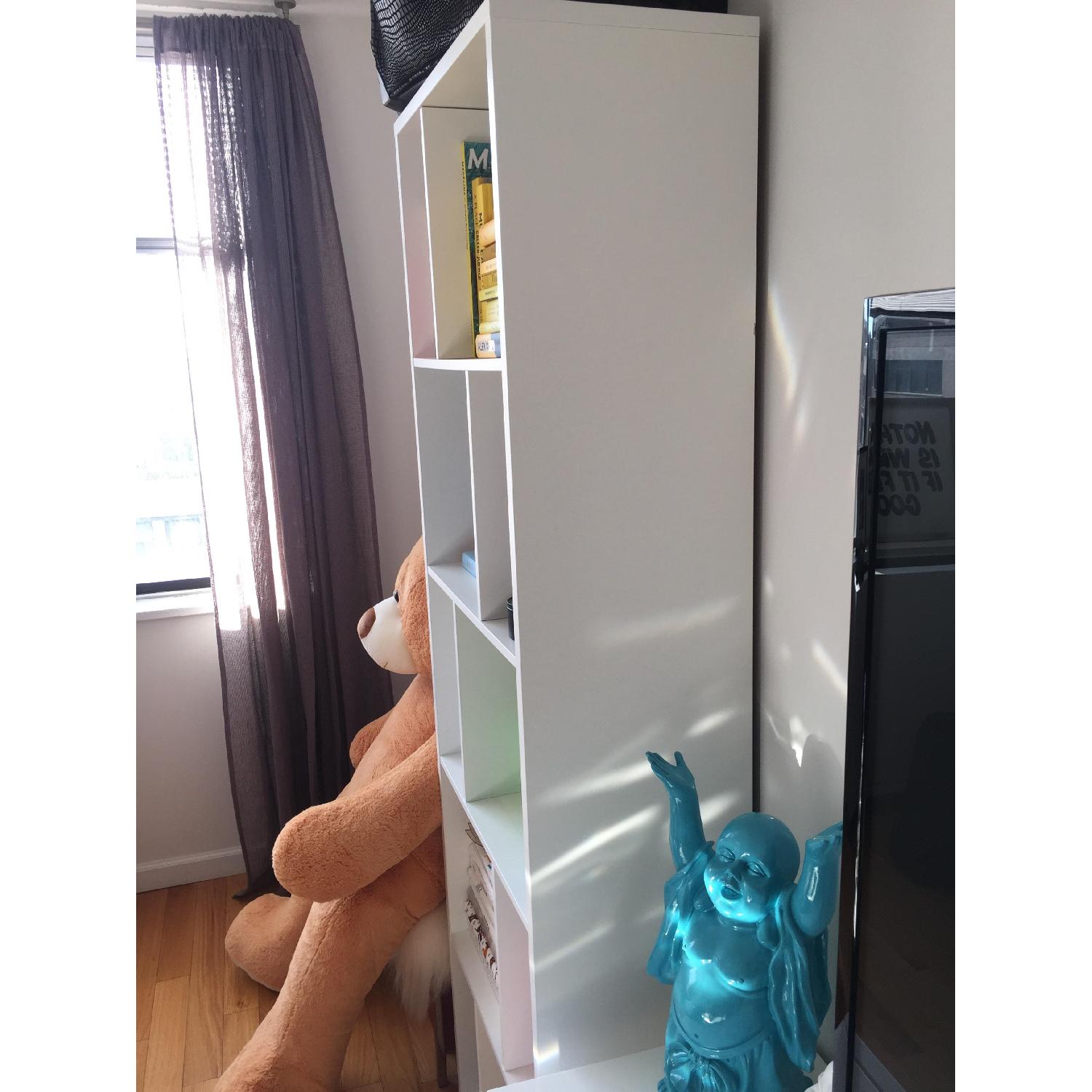 All Modern White Uneven Bookshelves - image-3