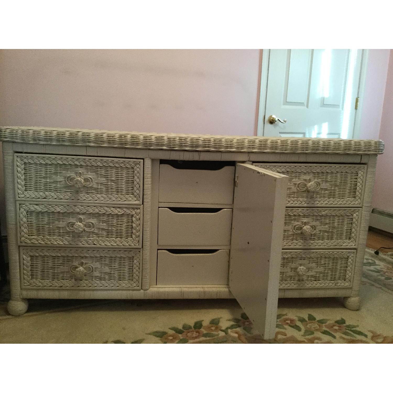 Lexington Henry Link Wicker Triple Dresser - image-4