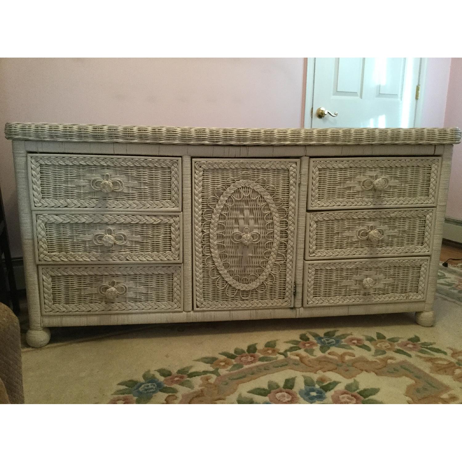 Lexington Henry Link Wicker Triple Dresser - image-5