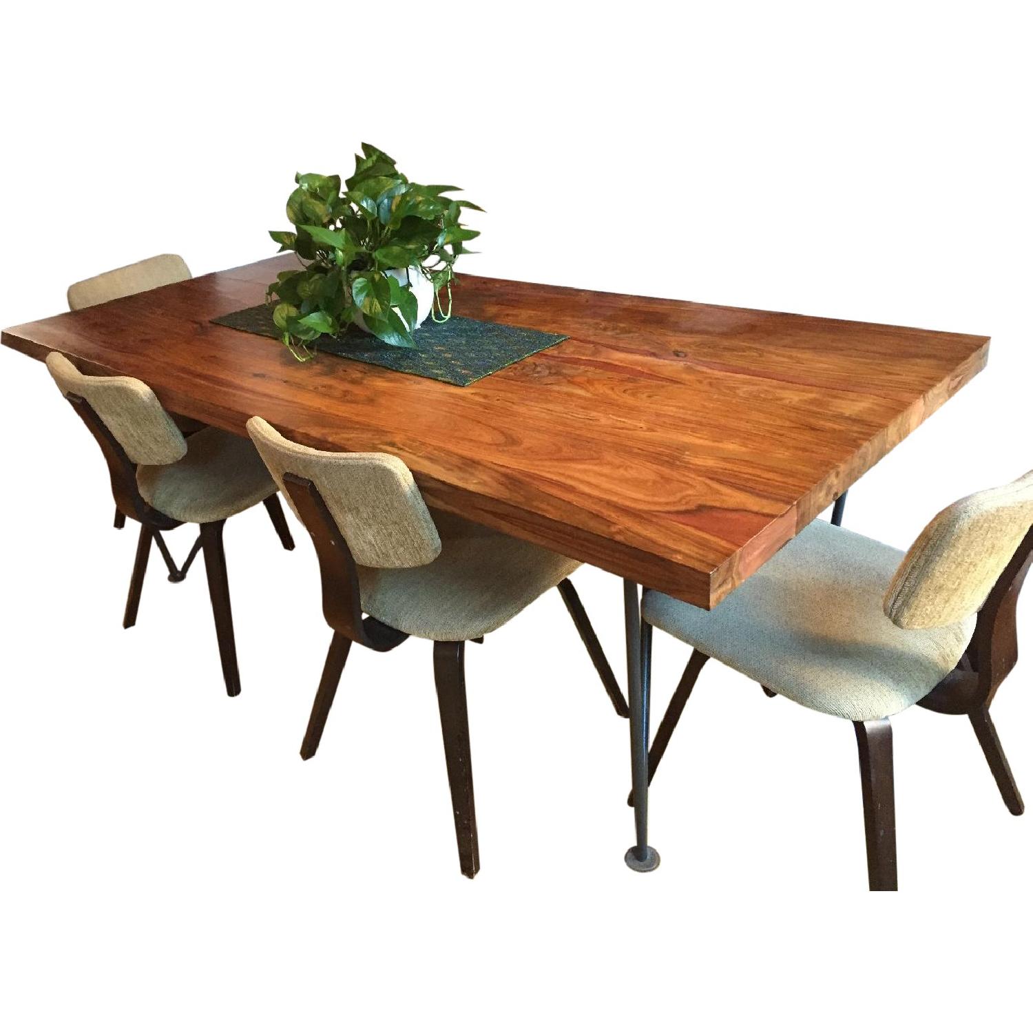 CB2 Dylan Dining Table w/ 4 Chairs AptDeco