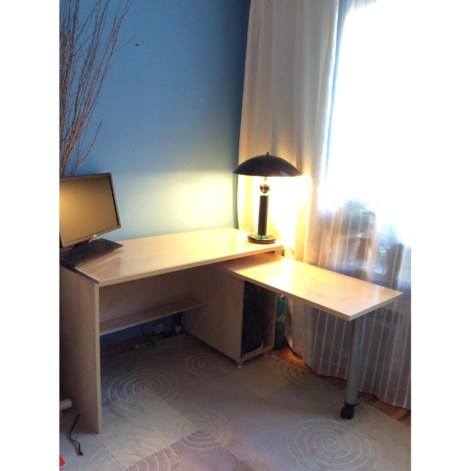 Gautier Furniture Computer Table w/ Pull Out Work Table - image-3