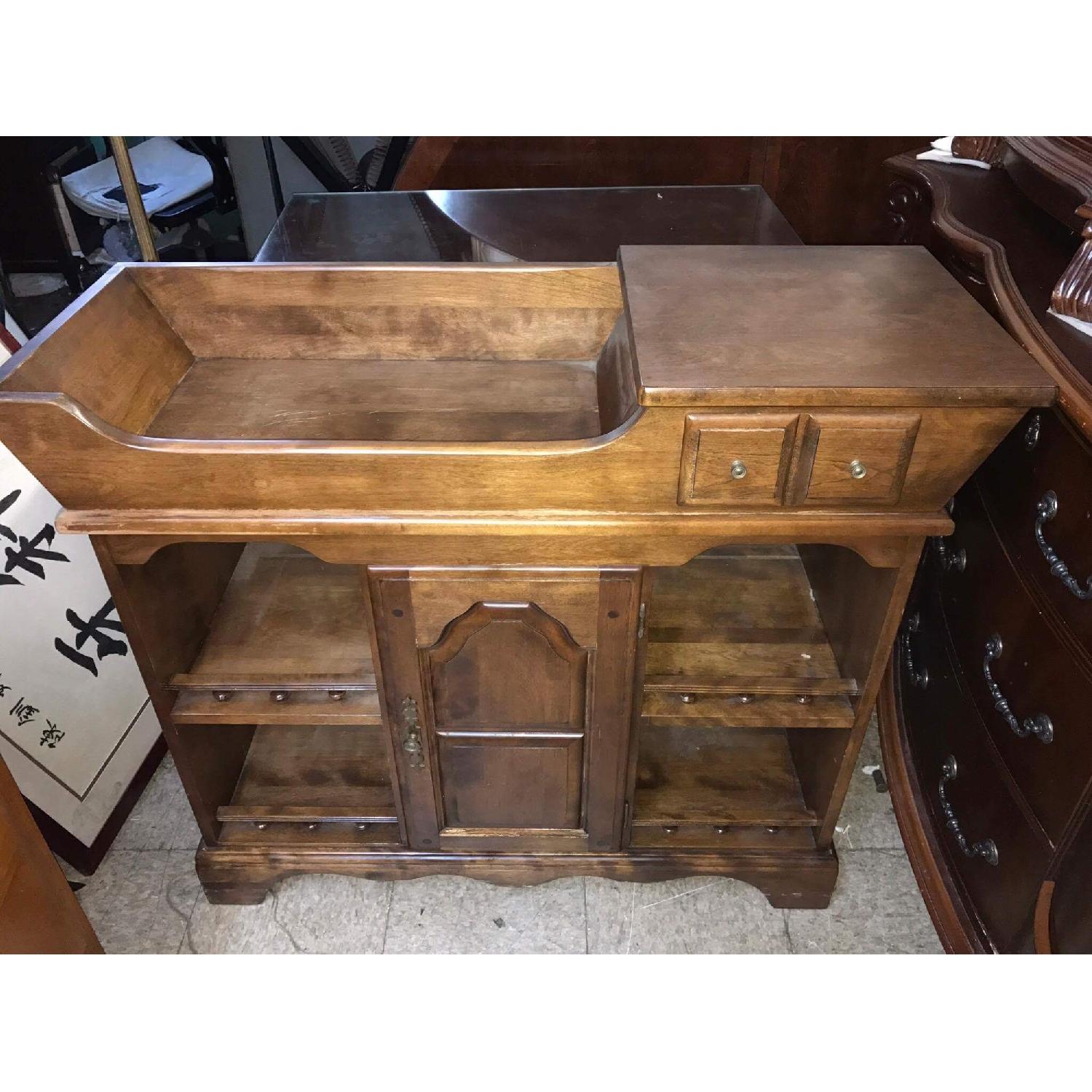 Stuart Furniture 1970s Vintage Temple Dry Sink Server - image-11