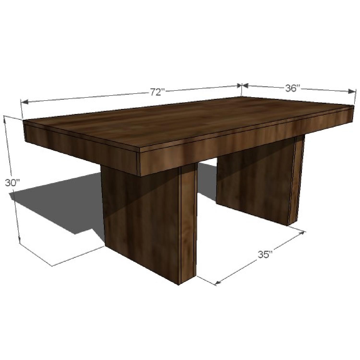 West Elm Terra Dining Table w/ Bench - image-3